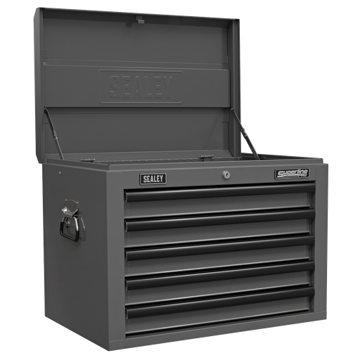 [AP26059TG] Superline PRO® Topchest 5 Drawer - Grey/Black