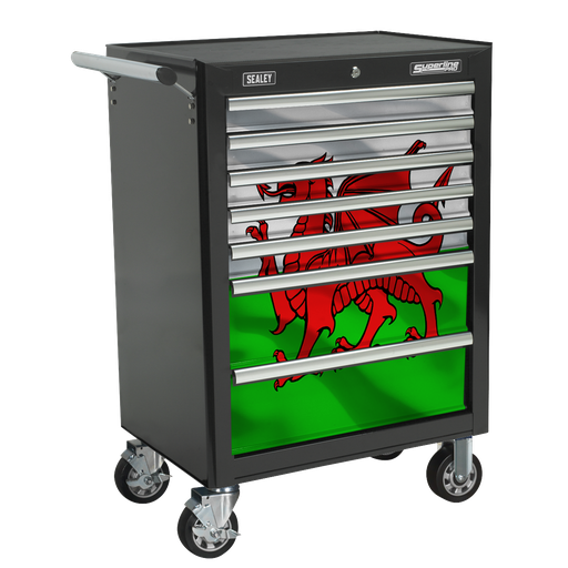 [AP26479TBWALES] Superline PRO® Rollcab 7 Drawer & Wales Graphics Pack