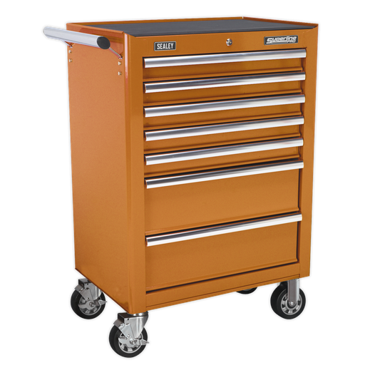 [AP26479TO] Superline PRO® Rollcab 7 Drawer - Orange