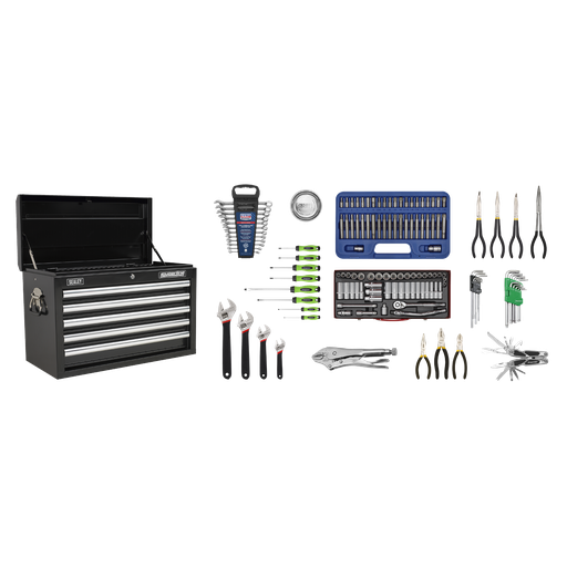 [AP33059BCOMBO] Superline PRO® Topchest 5 Drawer with 139pc Tool Kit - Black