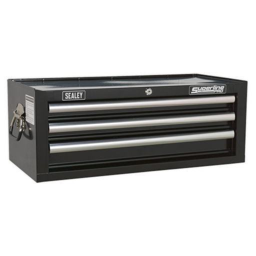 [AP33339B] Superline PRO® Mid-Box Tool Chest 3 Drawer - Black