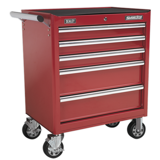 [AP33459] Superline PRO® Rollcab 5 Drawer - Red