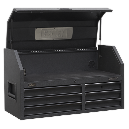 [AP4106BE] Superline PRO® Black Edition Topchest with 6 Soft Close Drawers & Power Strip 1030mm