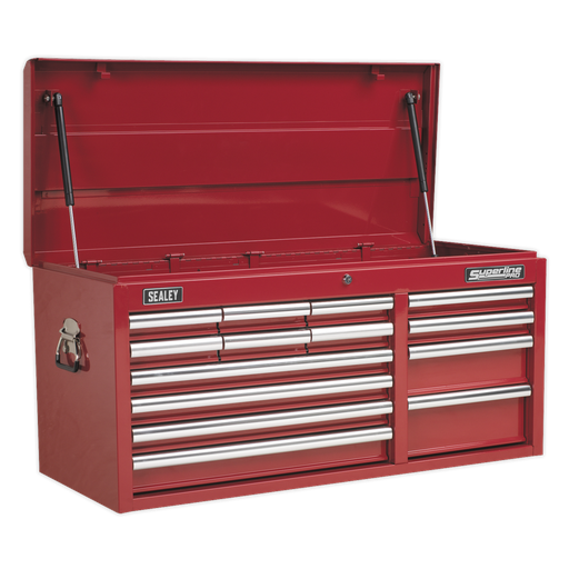 [AP41149] Superline PRO® Heavy-Duty Topchest 14 Drawer - Red