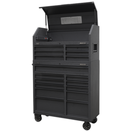 [AP41BESTACK] Superline PRO® Tool Chest Combination with 17 Soft Close Drawers & Power Strip