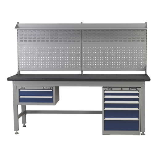 [API2100COMB02] Premier Industrial™ Complete Workstation & Cabinet Combo 2.1m