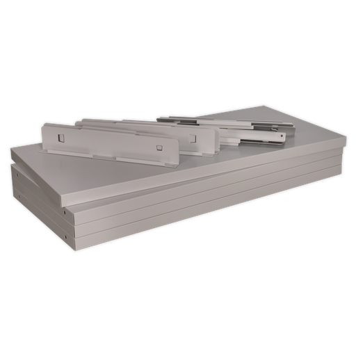 [APICS4] Premier Industrial™ Shelf for Industrial Cabinets - Pack of 4