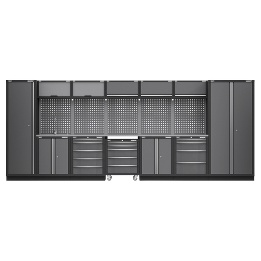 [APMSSTACK17SS] Superline PRO® Storage System with Stainless Worktop 4.9m