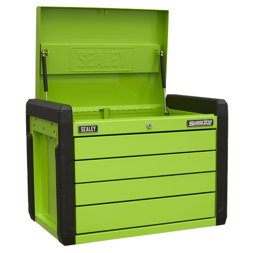 [APPD4G] Superline PRO® Push-to-Open Topchest 4 Drawer - Green