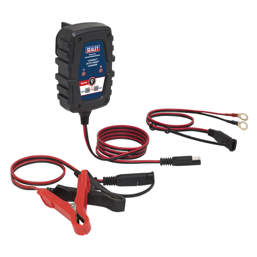 [AUTOCHARGE100HF] 6/12V Compact Smart Trickle Charger & Maintainer 1A