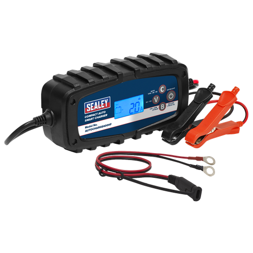[AUTOCHARGE400HF] 6/12V Compact Auto Smart Charger & Maintainer 4A