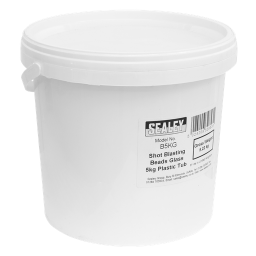 [B5KG] Shot Blasting Glass Beads Tub 5kg