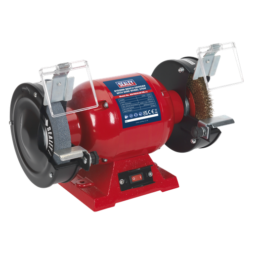 [BG150XLW/98] 150mm Bench Grinder with Wire Wheel 370W/230V