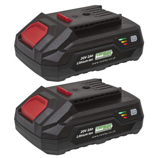 [BK02] SV20 Series Power Tool Battery 20V 2Ah - Pack of 2