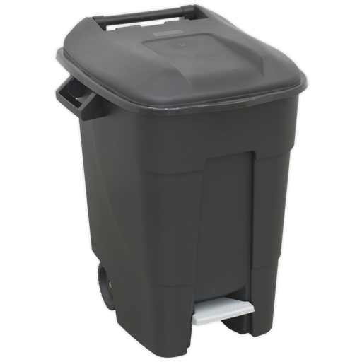 [BM100P] Refuse/Wheelie Bin with Foot Pedal 100L - Black