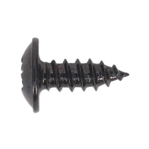 [BST3510] Self-Tapping Pozi Flanged Head Screw 3.5 x 10mm, Black - Pack of 100