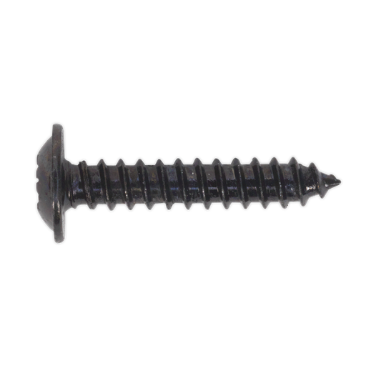 [BST3519] Self-Tapping Pozi Flanged Head Screw 3.5 x 19mm, Black - Pack of 100