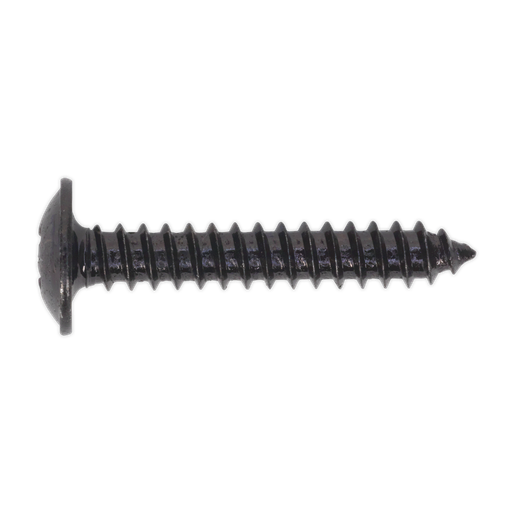 [BST4225] Self-Tapping Pozi Flanged Head Screw 4.2 x 25mm, Black - Pack of 100