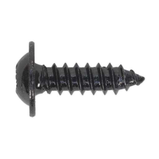 [BST4816] Self-Tapping Pozi Flanged Head Screw 4.8 x 16mm, Black - Pack of 100