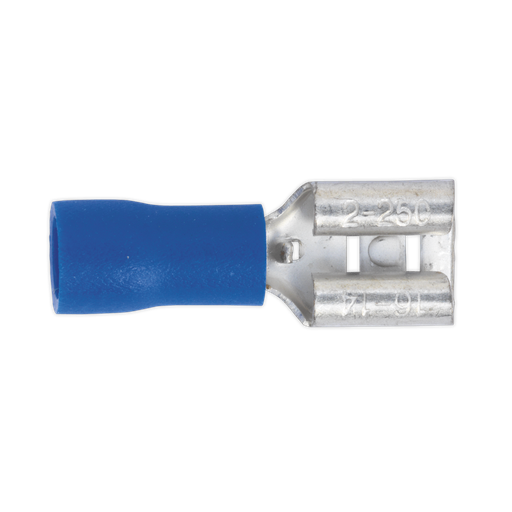 [BT20] Push-On Female Terminal 6.3mm, Blue - Pack of 100