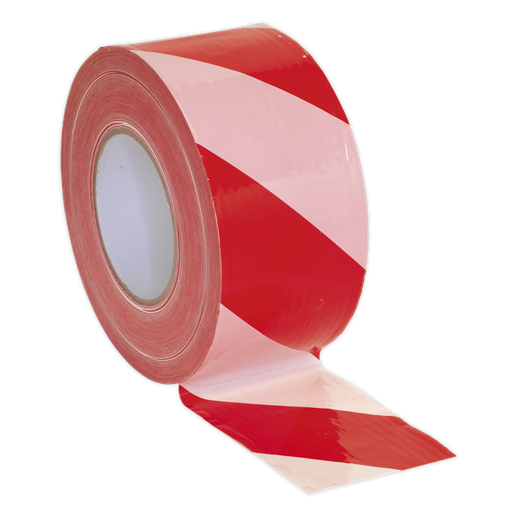 [BTRW] Non-Adhesive Hazard Warning Barrier Tape 80mm x 100m - Red/White