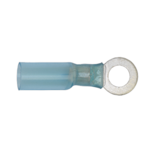 [BTSR2564] Heat Shrink Ring Terminal 6.4mm, Blue - Pack of 25