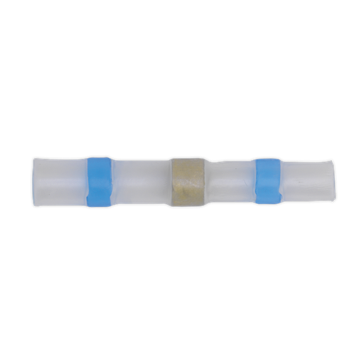 [BTSSB25] Heat Shrink Butt Connector Solder Terminal 16-14 AWG, Blue - Pack of 25