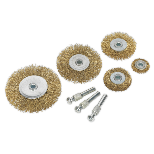 [BWBS08] Crimped Wire Brush Set 8pc
