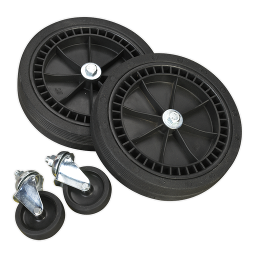 [COMPKIT5] Wheel Kit for Fixed Compressors - 2 Castors & 2 Fixed