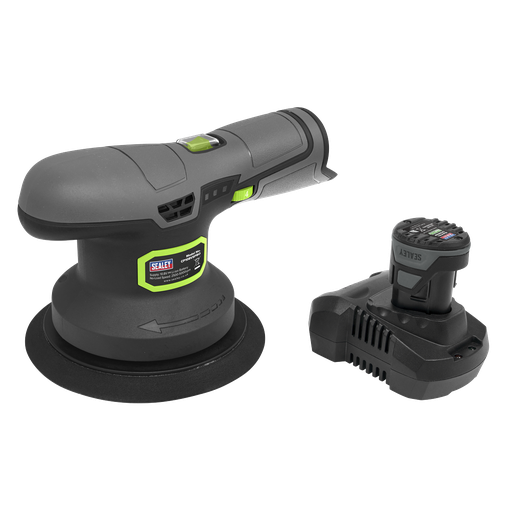 [CP108VSP] SV10.8 Series 150mm Cordless Dual Action Sander/Polisher Kit 10.8V 2Ah