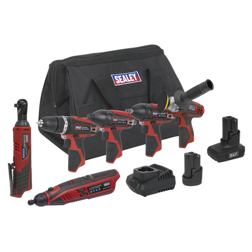 [CP1200COMBO2] 6 x SV12 Series Cordless Power Tool Combo Kit 12V - 2 Batteries