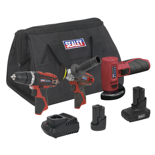 [CP1200COMBO7] 3 x SV12 Series Cordless Power Tool Combo Kit 12V - 2 Batteries