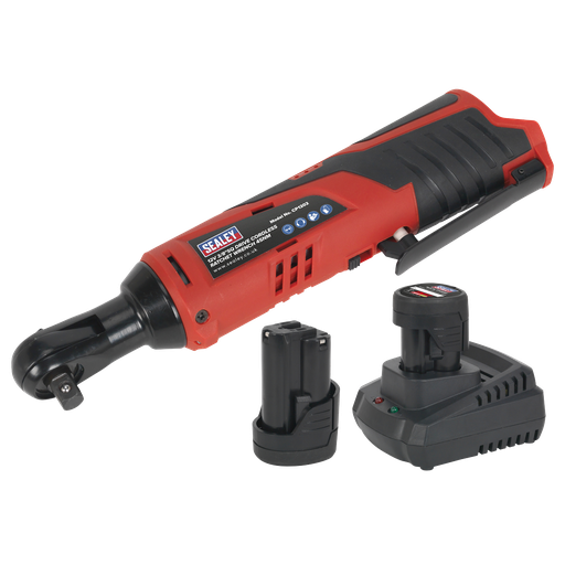[CP1202KIT] SV12 Series 3/8"Sq Drive Cordless Ratchet Wrench Kit 12V 1.5Ah - 2 Batteries