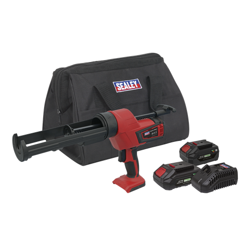 [CP20VCGKIT] SV20 Series 310ml Cordless Caulking Gun Kit 20V - 2 Batteries