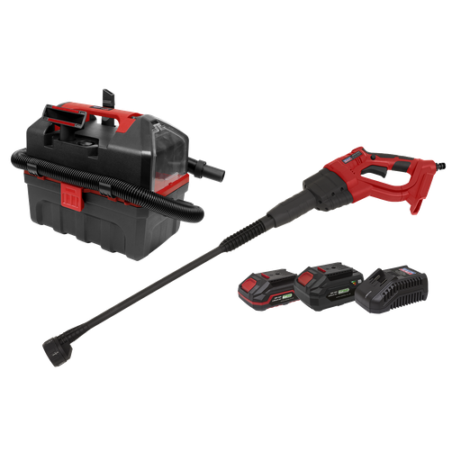 [CP20VCOMBO11] 2 x SV20 Series Cordless Car Cleaning Combo Kit 20V - 2 Batteries