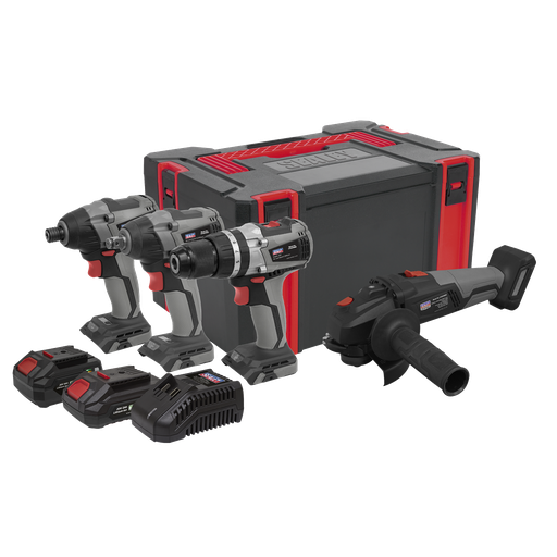[CP20VCOMBOX1] Premier 4 x SV20 Series Brushless Tool Combo Kit 20V - 2 Batteries