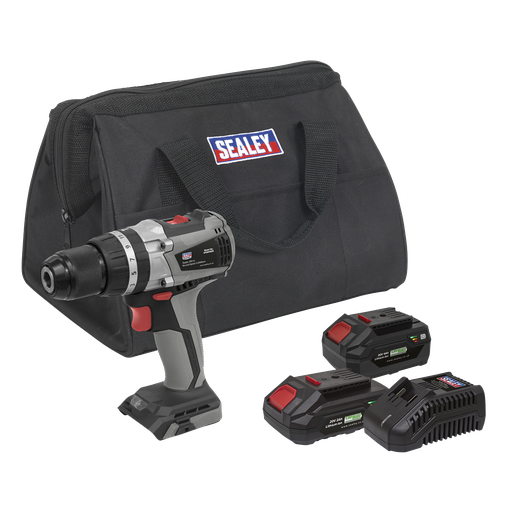 [CP20VDDXKIT] Premier SV20 Series 13mm Brushless Cordless Combi Drill Kit 20V - 2 Batteries