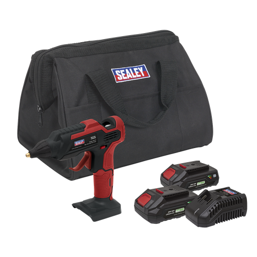 [CP20VGGKIT] SV20 Series Cordless Glue Gun Kit 20V 2Ah - 2 Batteries