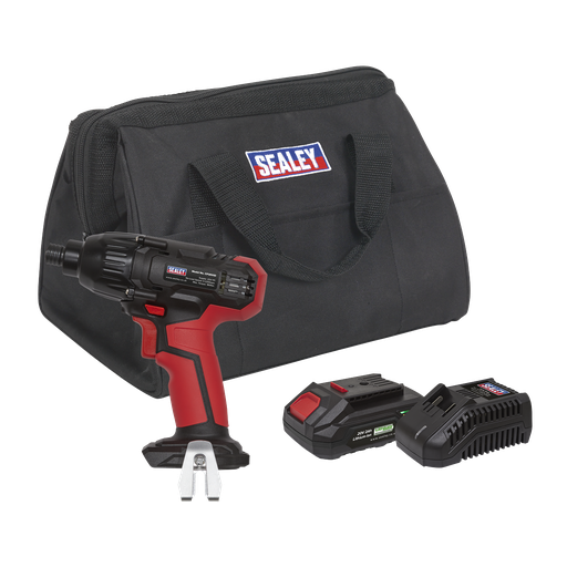 [CP20VIDKIT1] SV20 Series 1/4"Hex Drive Cordless Impact Driver 20V 2Ah