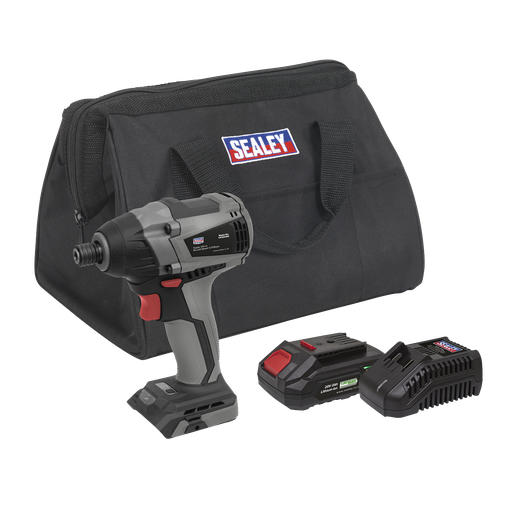 [CP20VIDXKIT1] Premier SV20 Series 1/4"Hex Brushless Cordless Impact Driver Kit 20V 2Ah