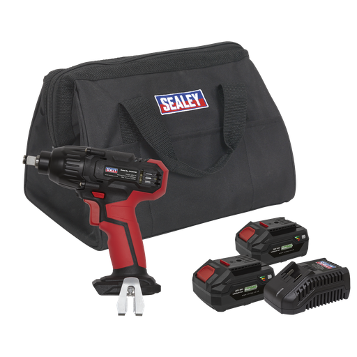 [CP20VIWKIT] SV20 Series 1/2"Sq Drive Impact Wrench Kit 20V 4Ah - 2 Batteries