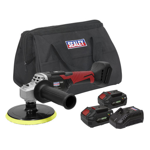 [CP20VRPKIT2] Premier SV20 Series 150mm Cordless Rotary Polisher 20V 4Ah - 2 Batteries