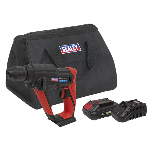 [CP20VSDSKIT1] SV20 Series SDS Plus Cordless Rotary Hammer Drill Kit 20V 2Ah