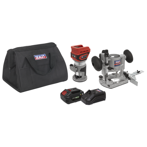 [CP20VTRKIT1] SV20 Series Cordless Trimming Router Kit 20V 4Ah