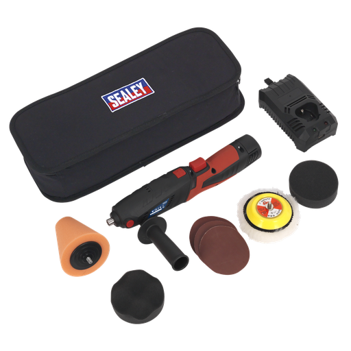 [CP2812V] Cordless Mini Sander/Polisher Kit 75mm 12V