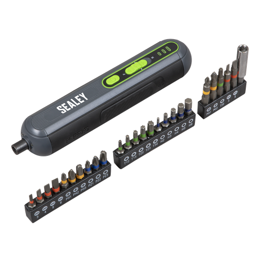 [CP4VSD] Cordless Screwdriver with Bit Set 4V 25pc