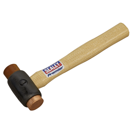 [CRF15] Premier Copper/Rawhide Faced Hammer with Hickory Shaft 1.5lb