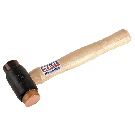 [CRF25] Premier Copper/Rawhide Faced Hammer with Hickory Shaft 2.25lb