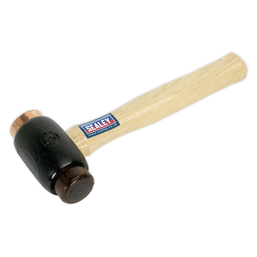 [CRF35] Premier Copper/Rawhide Faced Hammer with Hickory Shaft 3.5lb