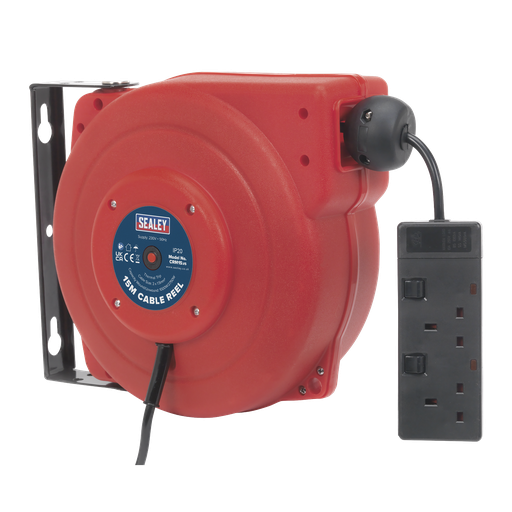[CRM15] 15m Retractable Cable Reel System 2 x 230V